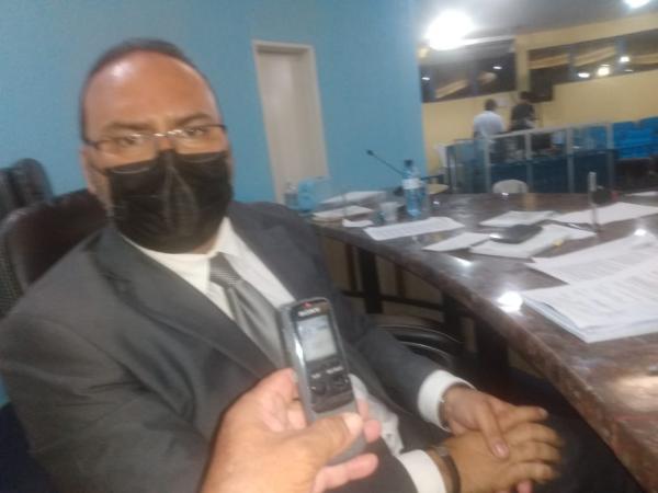 Presidente da Cãmara Municipal, Joab Curvina(Imagem:FlorianoNews)