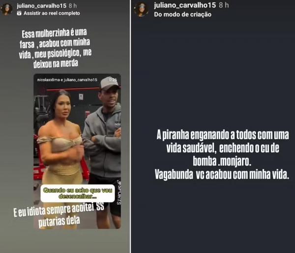 Ex-funcionário xinga e chama Gracyanne de