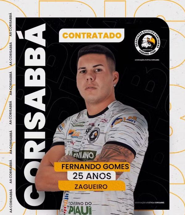 Fernando Gomes, zagueiro Corisabbá.(Imagem:Reprodução/instagram/Corisabbá)