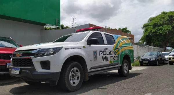 Viatura da Polícia Militar do Piauí.(Imagem:Andrê Nascimento/g1)