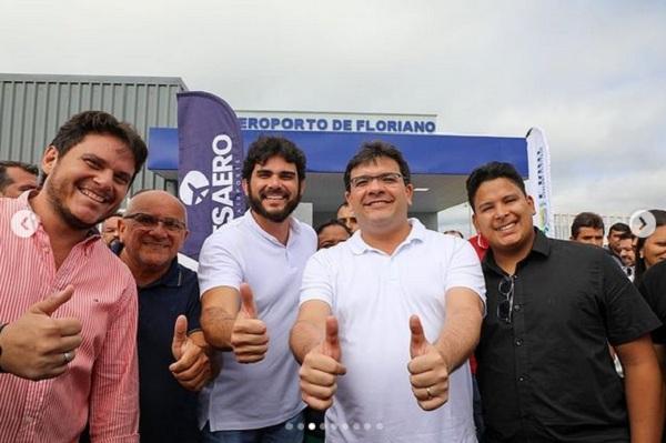 Governador entrega obras do Aeroporto Cangapara em Floriano e anuncia novos voos regionais.(Imagem:Reprodução/Instagram)