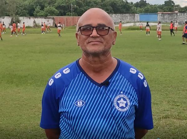  Oliveira Canindé, técnico do Parnahyba.(Imagem:Felipe Cruz )