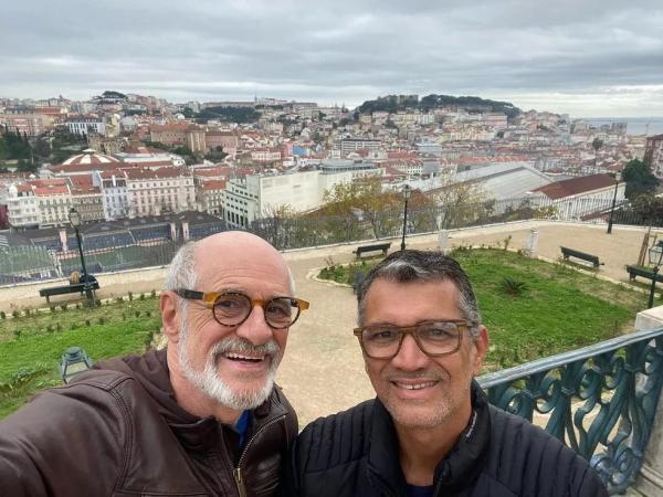  Marcos Caruso e Marcos Paiva estão juntos desde 2018.(Imagem:Reprodução/Instagram )