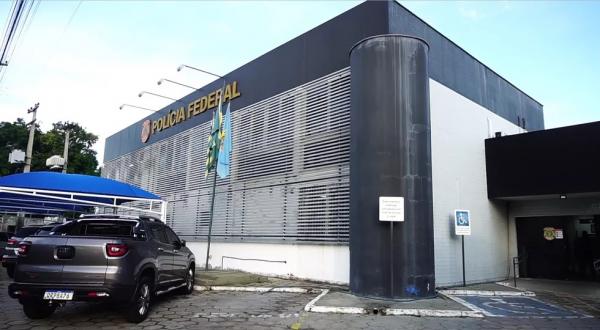 Superintendência Regional da Polícia Federal no Piauí, em Teresina.(Imagem:Reprodução/TV Clube)