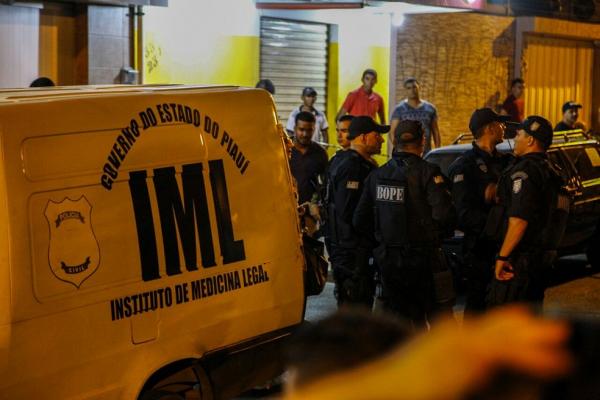 Cabo Claudemir foi morto quando saía de academia, na Zona Sul de Teresina.(Imagem:João Cunha)