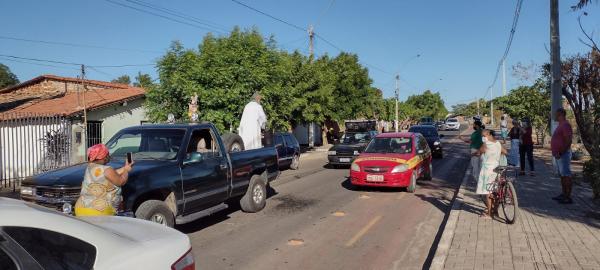 Benção dos motoristas.(Imagem:FlorianoNews)