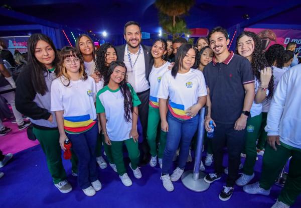 Estudantes da rede pública do Piauí levam soluções tecnológicas para feira NEON 2025.(Imagem:Letícia Santos)