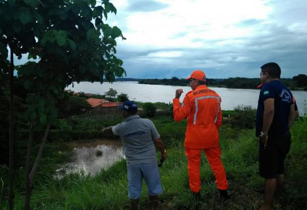 Defesa Civil e Corpo de Bombeiros alertam famílias sobre risco de inundação no Piauí.(Imagem:Divulgação/ Prefeitura de Luzilândia)