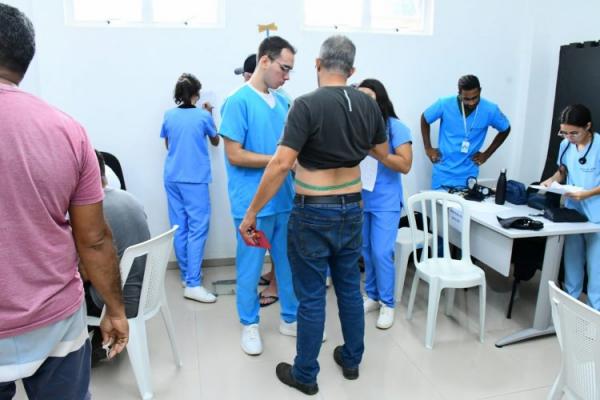 Prefeitura de Floriano participa de a&ccedil;&atilde;o de sa&uacute;de para motoristas em parceria com a PRF(Imagem:Secom)