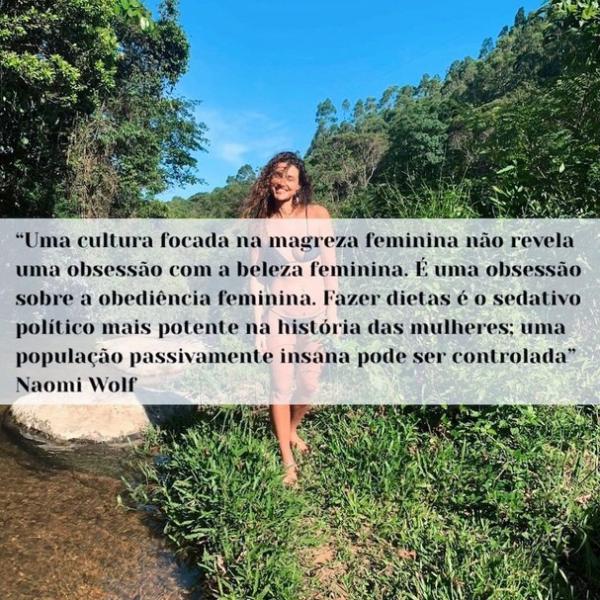 Post de Débora Nascimento causa polêmica na web(Imagem:Reprodução)