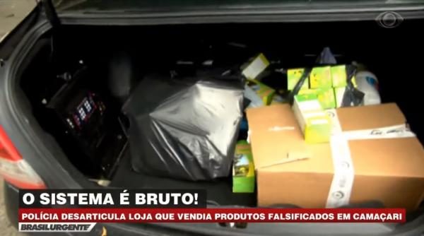 Carnaúba Amarga: Polícia desarticula loja que vendia produtos falsificados.(Imagem:Divulgação)