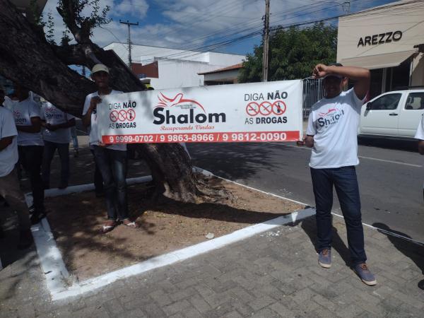 Comunidade Terapêutica Shalom, Recuperando Vidas, promove programação de combate às drogas em Floriano.(Imagem:FlorianoNews)