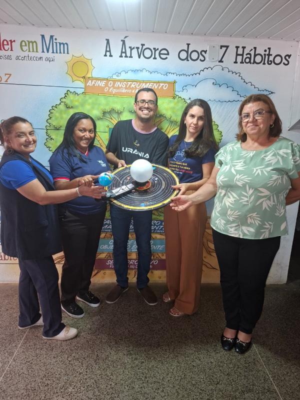 Planetário Móvel encanta alunos da Escola Pequeno Príncipe em Floriano(Imagem:Divulgação/EPP)