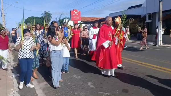 Domingo de Ramos abre a Semana Santa com celebra&ccedil;&atilde;o em Floriano.(Imagem:Divulga&ccedil;&atilde;o)