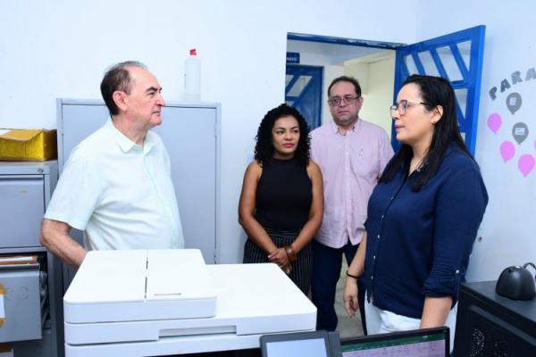Equipe da Prefeitura realiza visita t&eacute;cnica &agrave; reforma do CAPS II(Imagem:Secom)