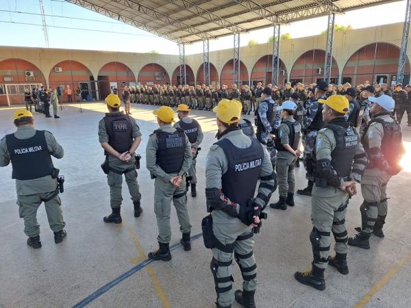 Cerca de 2 mil policiais militares e mais de 500 viaturas atuarão diretamente na operação.(Imagem:Divulgação)