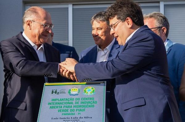 Alckmin afirma que Piauí vai liderar nova industrialização com H2V(Imagem:Yala Sena / Roberta Aline)
