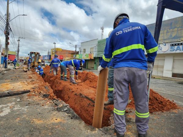 Obras de saneamento da &Aacute;guas de Teresina podem ser proibidas por problemas nos servi&ccedil;os(Imagem:Reprodu&ccedil;&atilde;o)