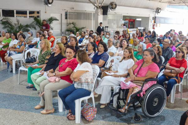 Grupo 60+ celebra Páscoa no Sesc Ilhotas.(Imagem:Divulgação)