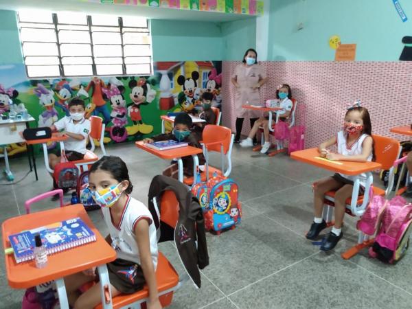 Escola Pequeno Príncipe volta às aulas do Ensino Infantil.(Imagem:FlorianoNews)