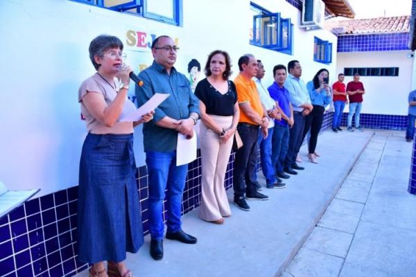 Educação de Floriano entrega ampliação da Creche Solimar Alencar.(Imagem:Secom)