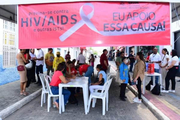 Prefeitura de Floriano inicia ações do Dezembro Vermelho no Dia Mundial de Luta contra a AIDS.(Imagem:Secom)