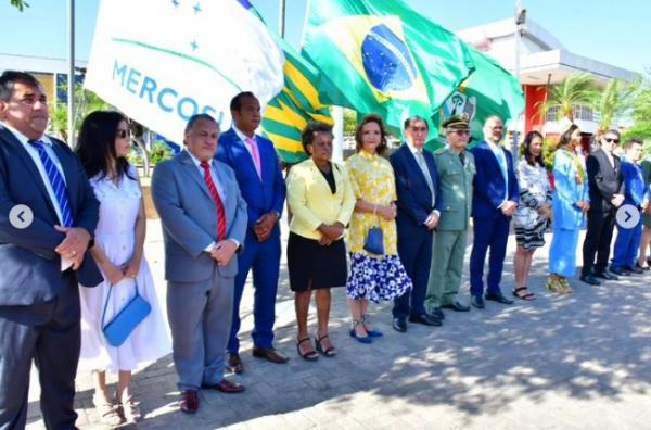 Vereadores e comunidade celebram o 7 de Setembro com honra e civismo.(Imagem:Reprodução/Instagram)