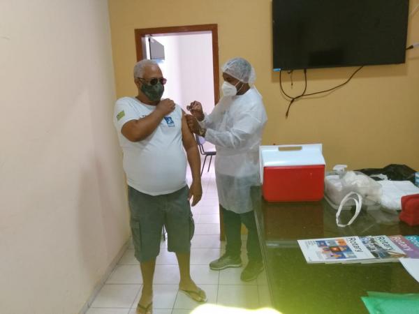 Iniciada a vacinação das Forças de Segurança em Floriano(Imagem:FlorianoNews)