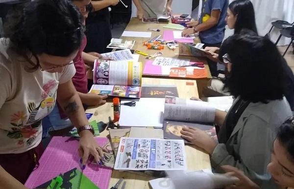 Oficina de colagem abre Sesc Amazônia das Artes em Macapá.(Imagem:Coletivo Balalo)