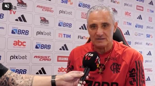 Tite tem primeiro dia de trabalho no Flamengo e não descarta título no Brasileirão.(Imagem:Reprodução)