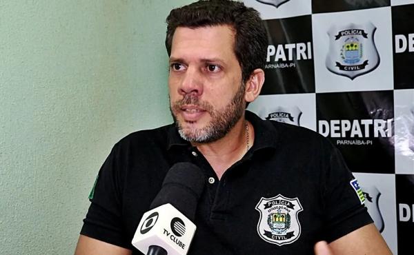 Delegado João Rodrigo Luna.(Imagem:Kairo Amaral/TV Clube)