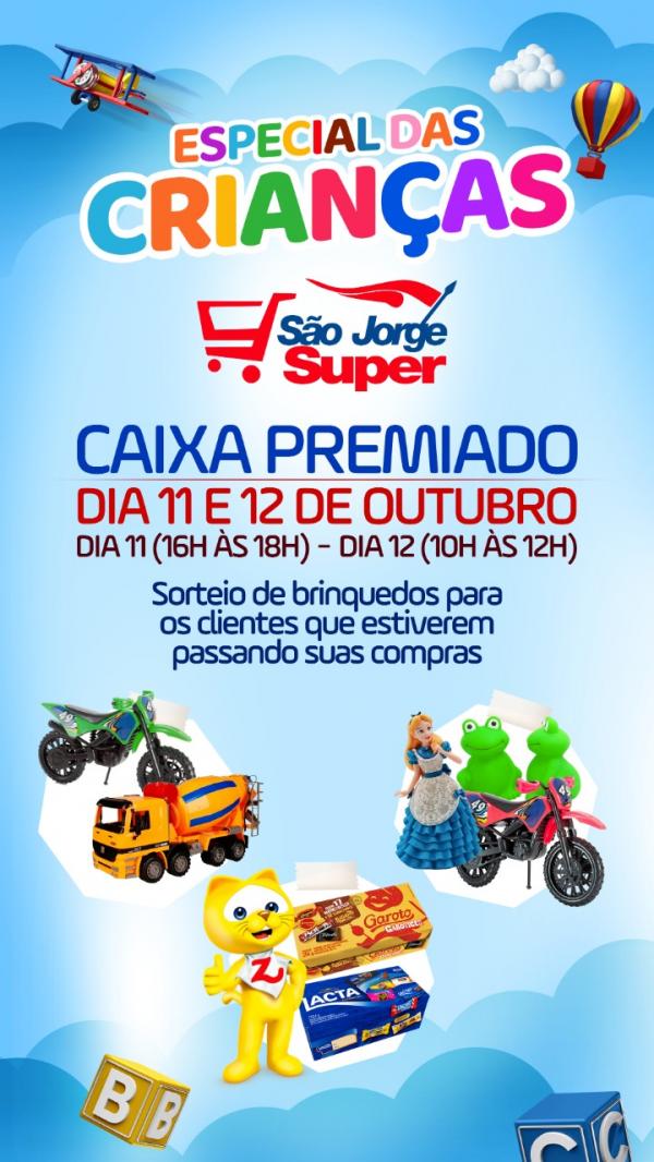 Dia das Crianças é repleto de atrações no São Jorge Super (Imagem:Divulgação)