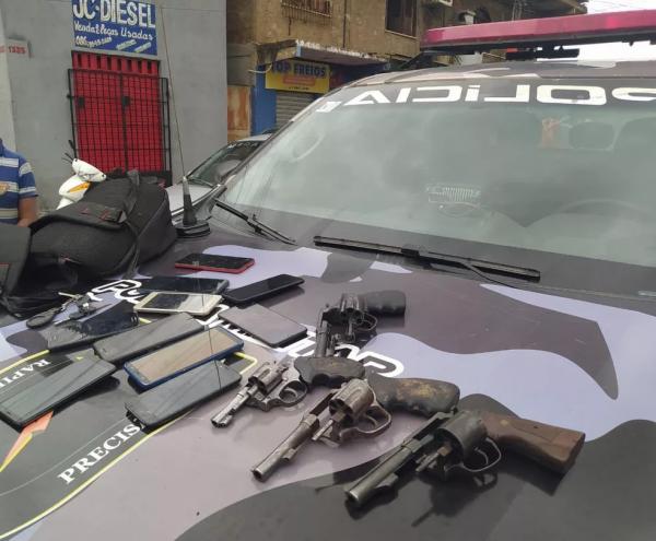 Material apreendido pela Polícia Militar do Piauí.(Imagem: Ilanna Serena /g1)