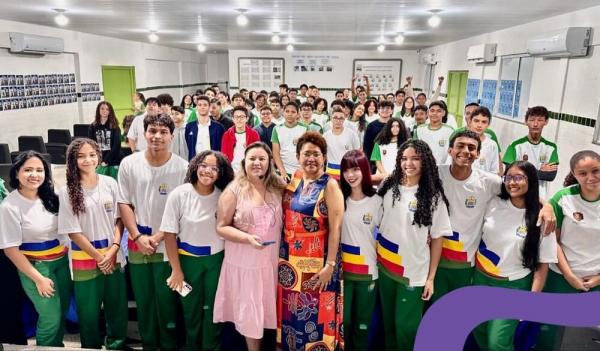 Seduc e Sempi realizam programas dentro das escolas da rede estadual para voltados para a preven&ccedil;&atilde;o da viol&ecirc;ncia contra a mulher.(Imagem:Ascom Seduc)