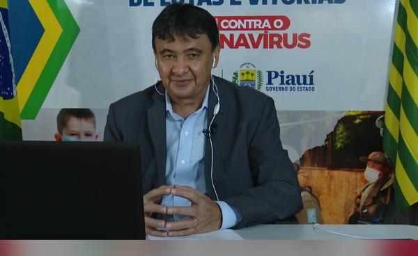 Governador Wellington Dias fala sobre a ampliação do Programa Busca Ativa.(Imagem:Reprodução)