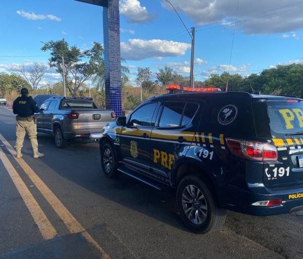 O bem havia sido apropriado indevidamente de uma empresa de locação de veículos na cidade Belo Horizonte/MG.(Imagem:Divulgação/PRF)