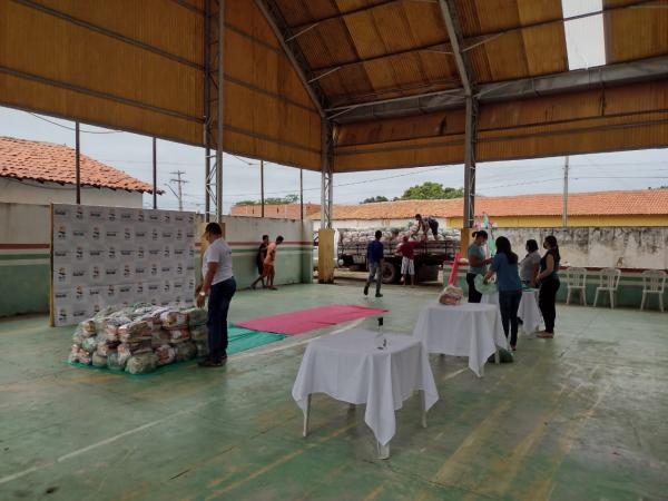 Assistência Social realiza entrega de cestas básicas para famílias carentes em Barão de Grajaú(Imagem:FlorianoNews)