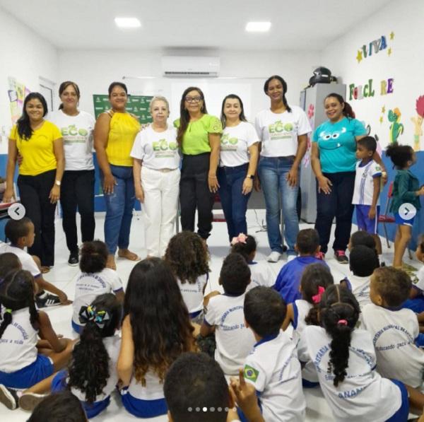 Departamento de Educação Ambiental promove palestras e atividades para alunos das escolas municipais Barjonas Lobão, Dom Edilberto e Francisquinha Silva.(Imagem:Reprodução/Instagram)