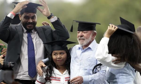 Presidente da Rep&uacute;blica, Luiz In&aacute;cio Lula da Silva, participa de solenidade de celebra&ccedil;&otilde;es do ProUni e da Lei de Cotas, no Anhembi.(Imagem:Paulo Pinto/Ag&ecirc;ncia Brasil)