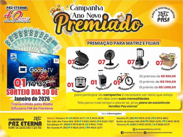 Funerária Paz Eterna lança 