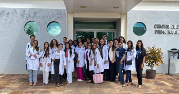 Visita interdisciplinar de alunos do PIBID/UFPI movimenta o Sesc Centro Educacional de Picos.(Imagem:Divulga&ccedil;&atilde;o)