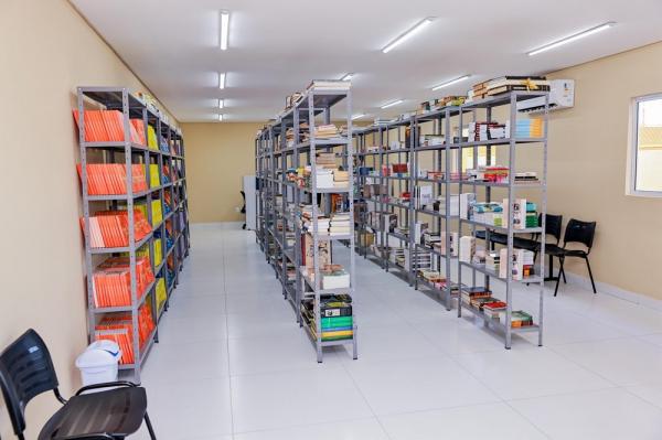 Biblioteca Francisca Maria de Moura, na Vila Irmã Dulce, em Teresina.(Imagem:Gabriel Paulino)