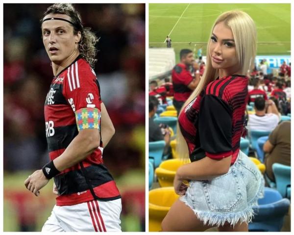 David Luiz e Julia Calsing(Imagem:Reprodução/Instagram)