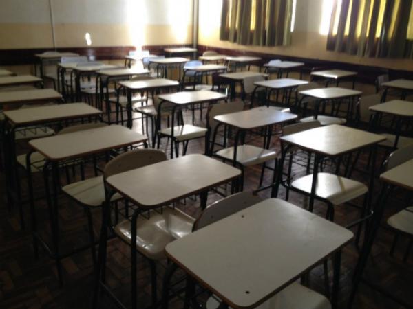Salas de aulas permanecem vazias em Teresina.(Imagem:Alberto D