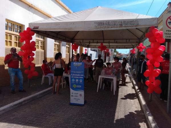 Ação realizada na Rua São Pedro(Imagem:FlorianoNews)