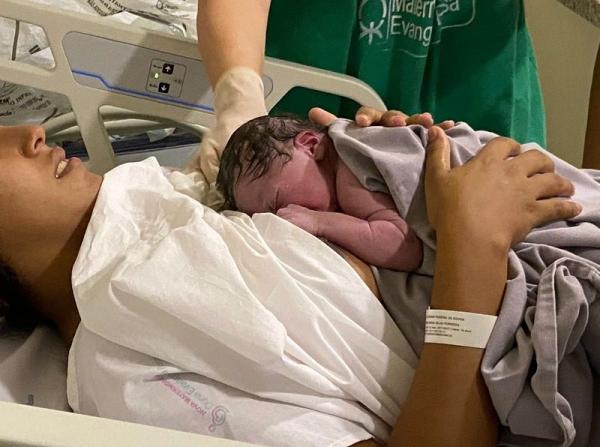 Lucka Ghael é o primeiro bebê a nascer na Nova Maternidade Dona Evangelina Rosa.(Imagem:Divulgação)