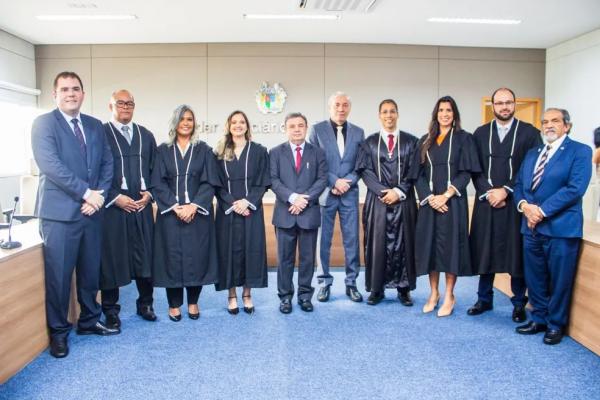 A posse aconteceu no novo Palácio da Justiça.(Imagem:Tribunal de Justiça do Piauí)