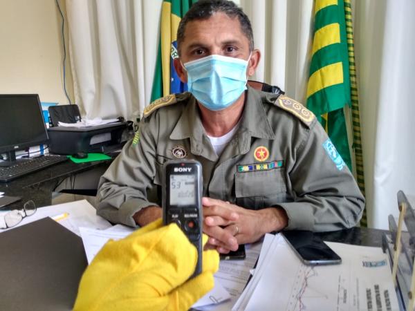 Tenente-coronel fala sobre a parceria do 3º BPM e órgãos de saúde no combate ao Covid-19(Imagem:FlorianoNews)