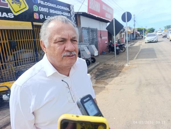 Carlos Ant&ocirc;nio, superintendente de Tr&acirc;nsito de Floriano.(Imagem:FlorianoNews)