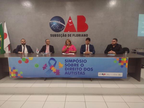 OAB Floriano promove simpósio sobre os direitos dos autistas.(Imagem:FlorianoNews)